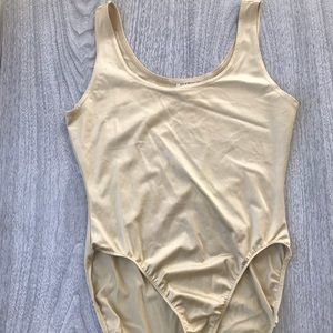 Ann Taylor gold bodysuit